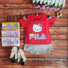 Load image into Gallery viewer, LS Atasan Sabrina Big Filla Kitty Girl