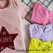 Load image into Gallery viewer, LS Atasan Sequeen Kiss Star Girl