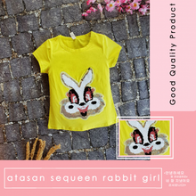 Load image into Gallery viewer, LS Atasan Sequeen Rabbit Girl