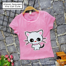 Load image into Gallery viewer, LS Atasan Sequeen Vira Cat Cute