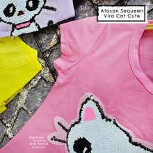 Load image into Gallery viewer, LS Atasan Sequeen Vira Cat Cute