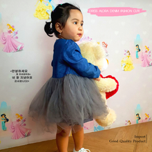 Load image into Gallery viewer, LS Dress Alora Denim Fashion Cute