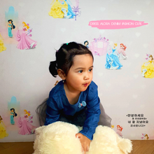 Load image into Gallery viewer, LS Dress Alora Denim Fashion Cute