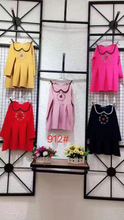 Load image into Gallery viewer, LS Dress Apple Fun Girl