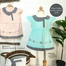 Load image into Gallery viewer, LS Dress Baby Honey Pencil Cute