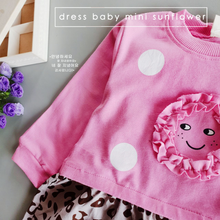 Load image into Gallery viewer, LS Dress Baby Mini Sunflower