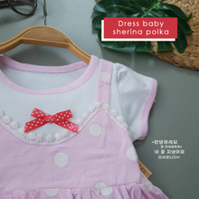 Load image into Gallery viewer, LS Dress Baby Sherina Polka