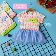 Load image into Gallery viewer, LS Dress Bora Cloudy
