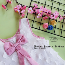Load image into Gallery viewer, LS Dress Donita Ribbon