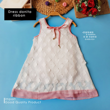 Load image into Gallery viewer, LS Dress Donita Ribbon