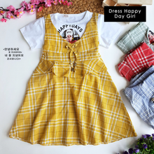 Load image into Gallery viewer, LS Dress Happy Day Girl