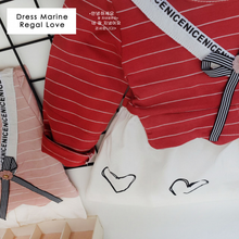 Load image into Gallery viewer, LS Dress Marine Regal Love