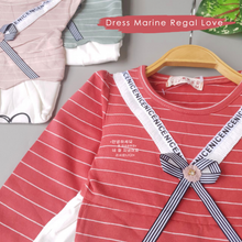 Load image into Gallery viewer, LS Dress Marine Regal Love