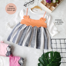 Load image into Gallery viewer, LS Dress Marquisa Ribbon Girl