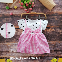 Load image into Gallery viewer, LS Dress Mayang Ribbon