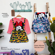 Load image into Gallery viewer, LS Dress Minnie Mouse Nory