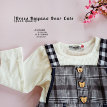 Load image into Gallery viewer, LS Dress Rosyana Bear Cute