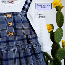 Load image into Gallery viewer, LS Dress Rosyana Bear Cute