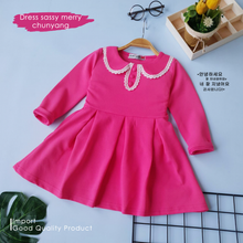 Load image into Gallery viewer, LS Dress Sassy Merry Chunyang