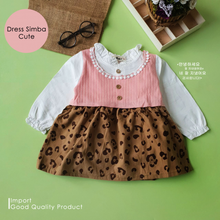 Load image into Gallery viewer, LS Dress Simba Cute
