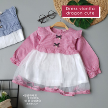 Load image into Gallery viewer, LS Dress Vionita Dragon Cute