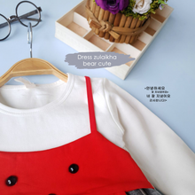 Load image into Gallery viewer, LS Dress Zulaikha Bear Cute