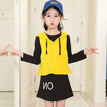 Load image into Gallery viewer, LS Hodie Dress Nonie Cute