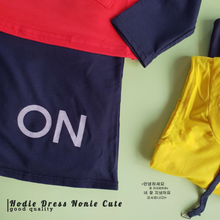 Load image into Gallery viewer, LS Hodie Dress Nonie Cute