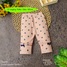 Load image into Gallery viewer, LS Leging Polka Grey Winny