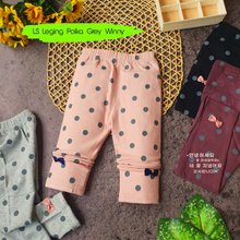 Load image into Gallery viewer, LS Leging Polka Grey Winny