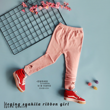 Load image into Gallery viewer, LS Leging Syakila Ribbon Girl