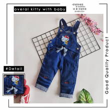 Load image into Gallery viewer, LS Overal Kitty With Baby