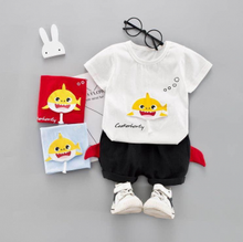 Load image into Gallery viewer, LS Setelan Babyshark Cool