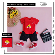 Load image into Gallery viewer, LS Setelan Babyshark Cool