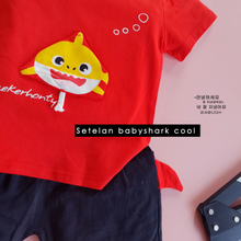 Load image into Gallery viewer, LS Setelan Babyshark Cool