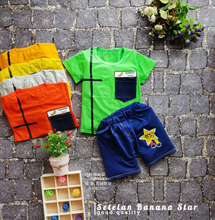 Load image into Gallery viewer, LS Setelan Banana Star