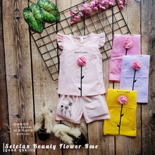 Load image into Gallery viewer, LS Setelan Beauty Flower Rose (Bahan Katun Super Lembut)