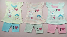 Load image into Gallery viewer, LS Setelan Candy Rabbit Love
