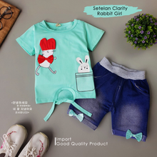 Load image into Gallery viewer, LS Setelan Clarity Rabbit Girl