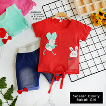 Load image into Gallery viewer, LS Setelan Clarity Rabbit Girl