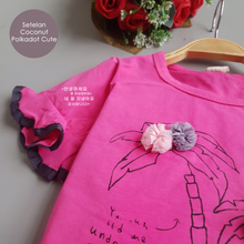 Load image into Gallery viewer, LS Setelan Coconut Polkadot Cute