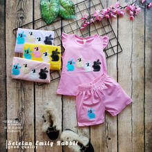 Load image into Gallery viewer, LS Setelan Emily Rabbit (Bahan Katun Super Lembut)