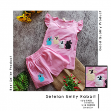 Load image into Gallery viewer, LS Setelan Emily Rabbit (Bahan Katun Super Lembut)
