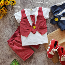 Load image into Gallery viewer, LS Setelan Fernando Smile