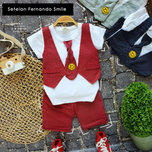 Load image into Gallery viewer, LS Setelan Fernando Smile