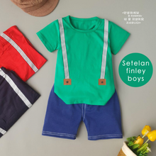Load image into Gallery viewer, LS Setelan Finley Boys