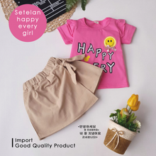 Load image into Gallery viewer, LS Setelan Happy Every Girl