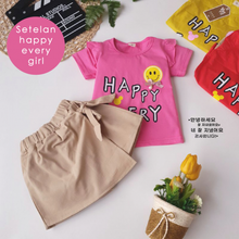 Load image into Gallery viewer, LS Setelan Happy Every Girl
