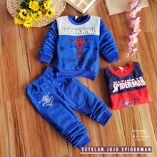 Load image into Gallery viewer, LS Setelan Jojo Spiderman