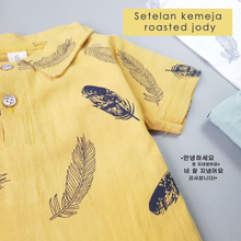 Load image into Gallery viewer, LS Setelan Kemeja Feather Boys